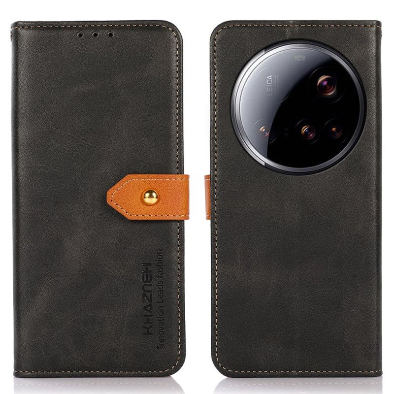 Folio Deksel Xiaomi 15 Ultra Gulllås Beskyttelse Deksel