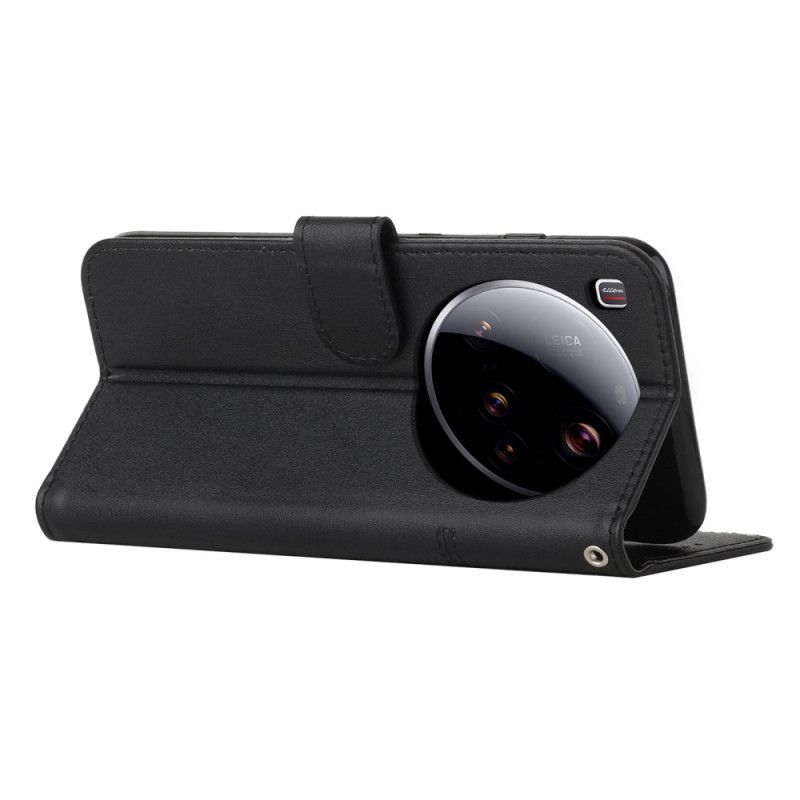 Folio Deksel Xiaomi 15 Ultra Lærstil Beskyttelse Deksel