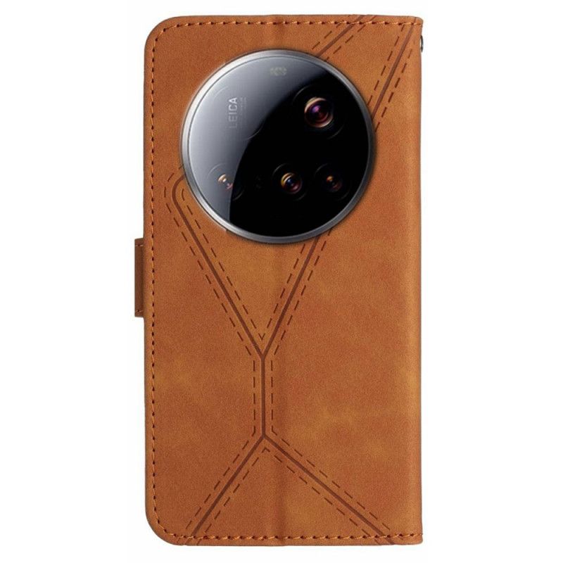 Folio Deksel Xiaomi 15 Ultra Linjer Og Striper