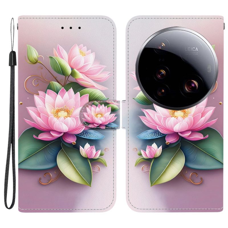Folio Deksel Xiaomi 15 Ultra Lotus Beskyttelse Deksel
