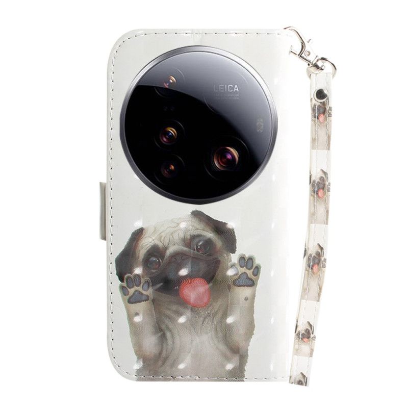 Folio Deksel Xiaomi 15 Ultra Mops Med Snor