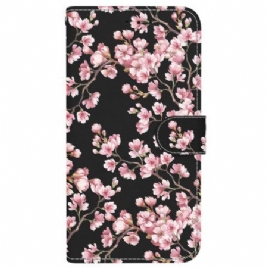 Folio Deksel Xiaomi 15 Ultra Plommeblomster