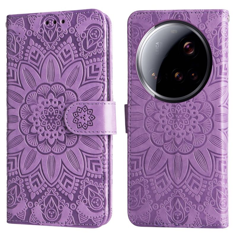 Folio Deksel Xiaomi 15 Ultra Solsikkemønster