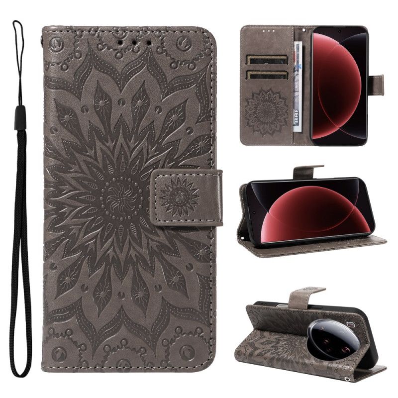 Folio Deksel Xiaomi 15 Ultra Solsikkemønster