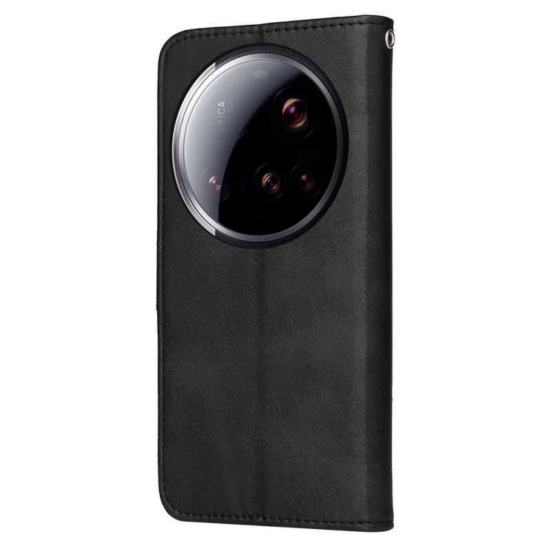 Folio Deksel Xiaomi 15 Ultra Teksturert Kunstskinn