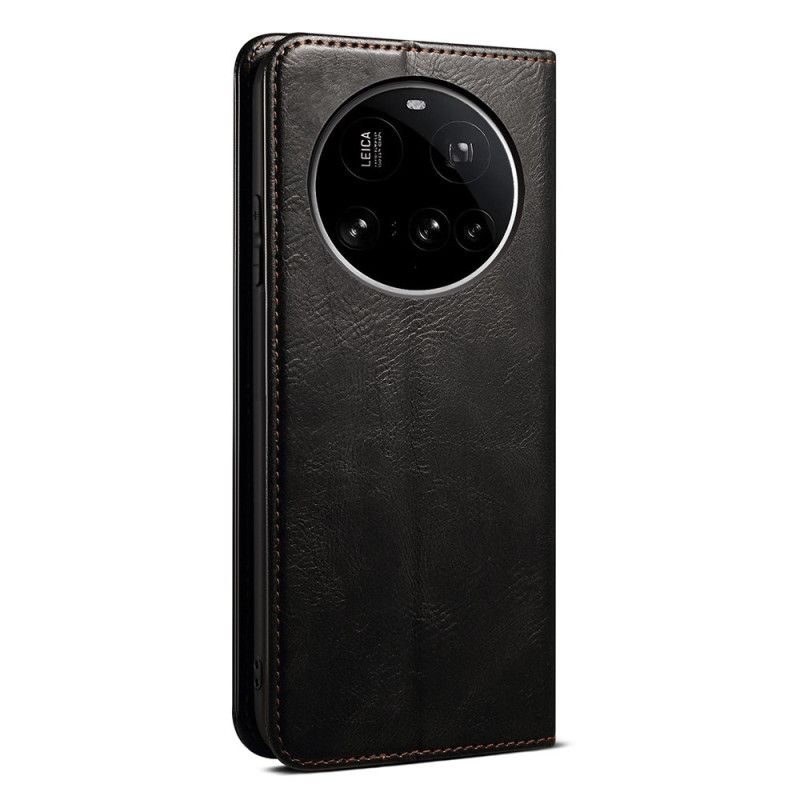 Folio Deksel Xiaomi 15 Ultra Vokset Kunstskinn