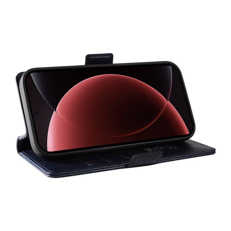 Lærdeksel Folio Deksel Xiaomi 15 Ultra Mobildeksel Ykatu Litchi-kunstskinn