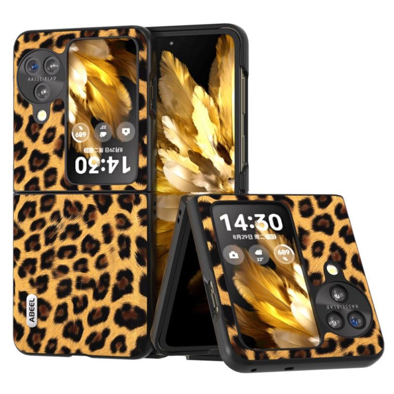 Deksel Oppo Find N3 Flip Leopardmønster Abeel