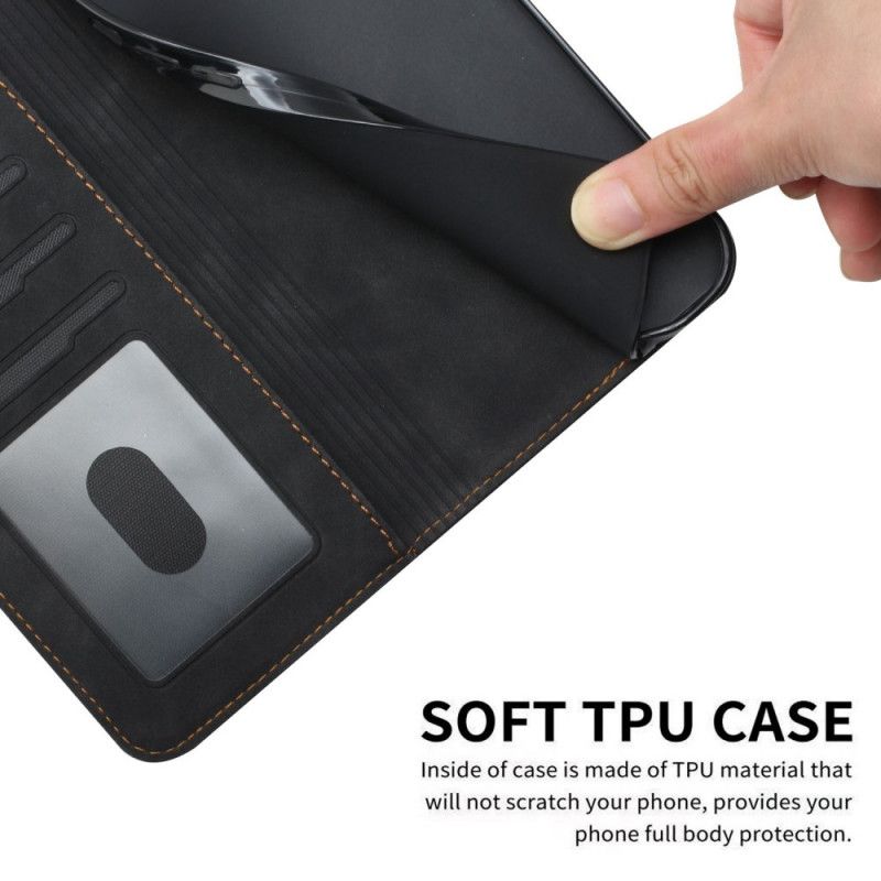 Folio Deksel Til Oppo Find X5 Pro Med Kjede Smil Strappy