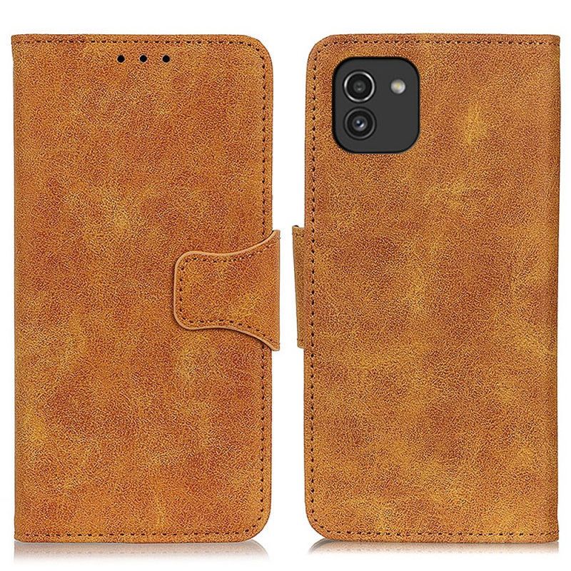 Lærdeksel Til Samsung Galaxy A03 Vintage Split Leather