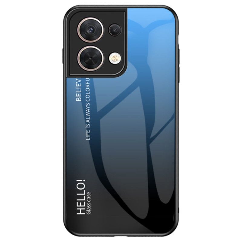 Deksel Til Oppo Reno 8 Hei Herdet Glass
