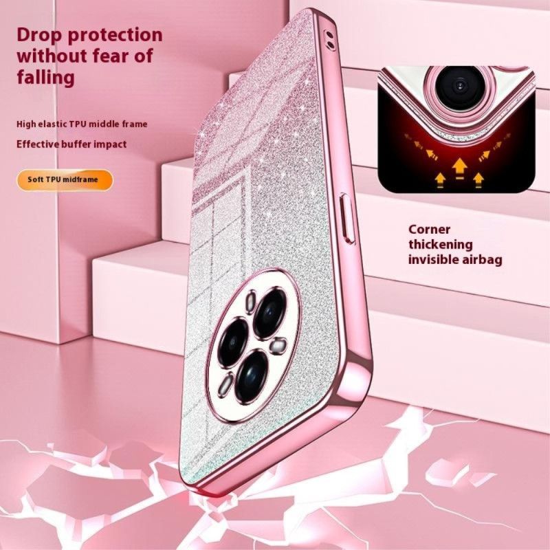 Deksel Realme 14 Pro Plus 5g Gradient Glitter Beskyttelse Deksel