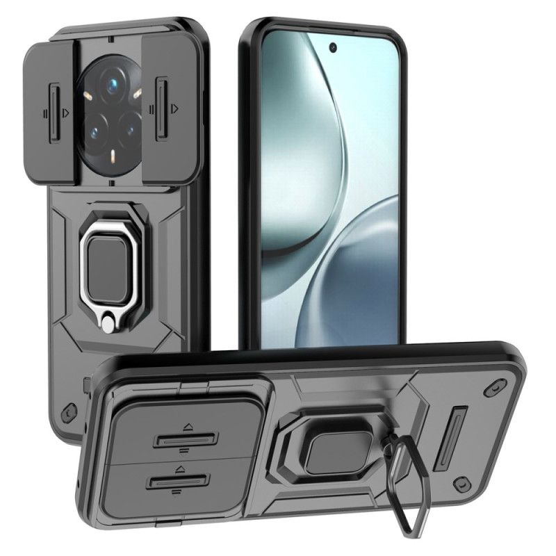 Deksel Realme 14 Pro Plus 5g Slitesterk Ring Med Skyvbar Kamerabeskytter Beskyttelse Deksel