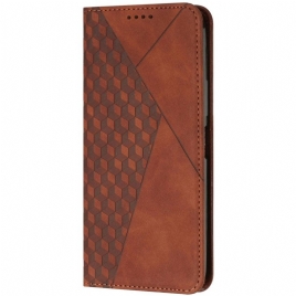 Folio Deksel Realme 14 Pro Plus 5g Diamanter I Semsket Skinneffekt