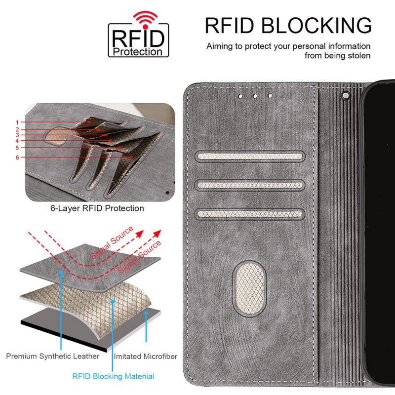 Folio Deksel Realme 14 Pro Plus 5g Rfid-blokkering I Vintagedesign