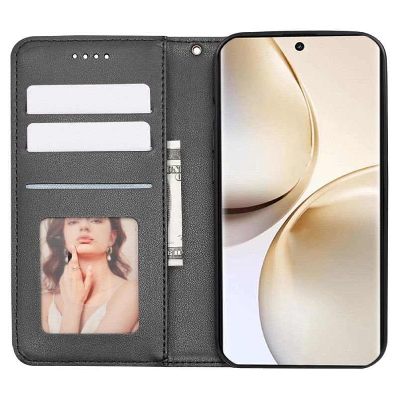 Folio Deksel Realme 14 Pro Plus 5g Rutete Rem Beskyttelse Deksel