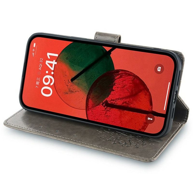 Folio Deksel Realme 14 Pro Plus 5g Snor Med Tre Og Hjort