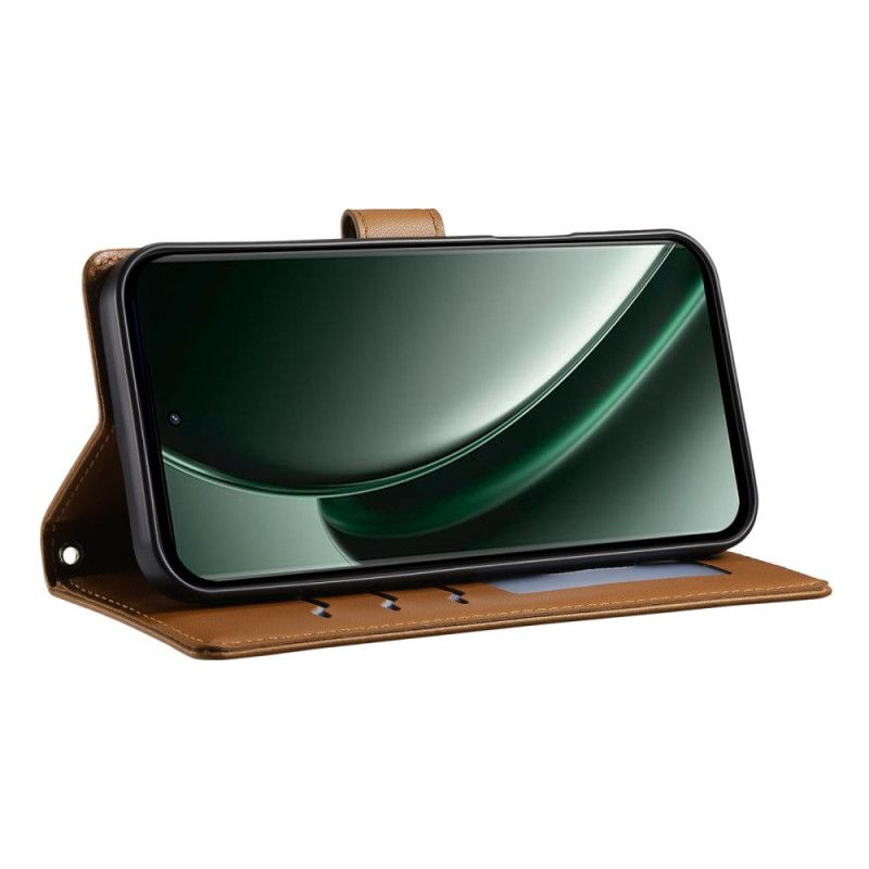 Folio Deksel Realme 14 Pro Plus 5g Vattert Med Stropp Og Skulderstropp