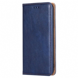 Folio Deksel Til Realme 14 Pro Plus 5g Litchi-skinneffekt