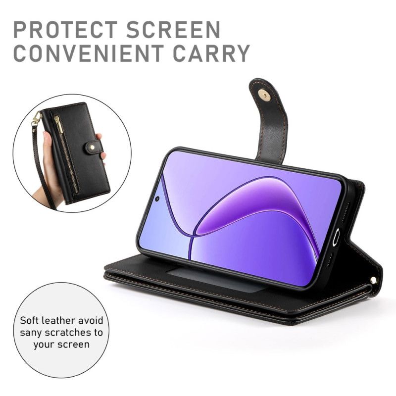 Lærdeksel Folio Deksel Realme 14 Pro Plus 5g Klassisk Lommebok