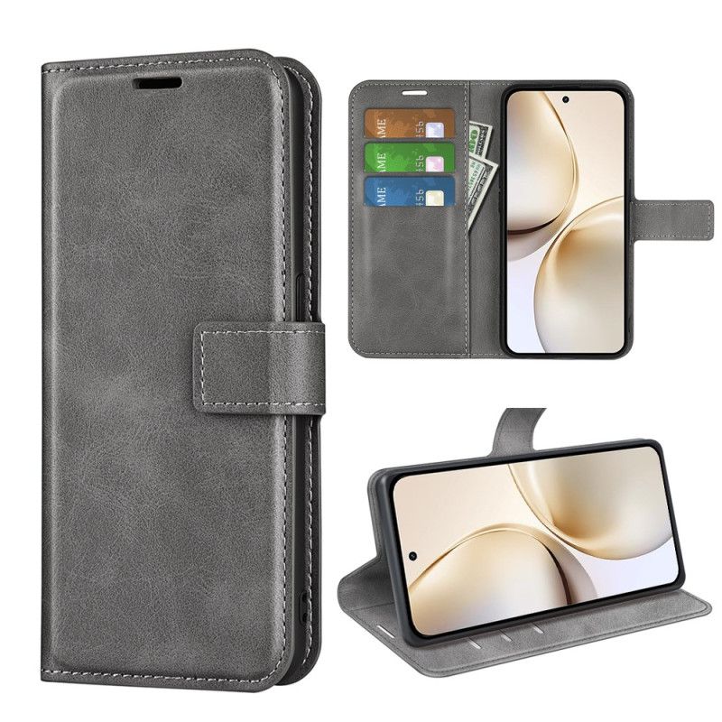 Lærdeksel Folio Deksel Realme 14 Pro Plus 5g Mobildeksel Lærstil