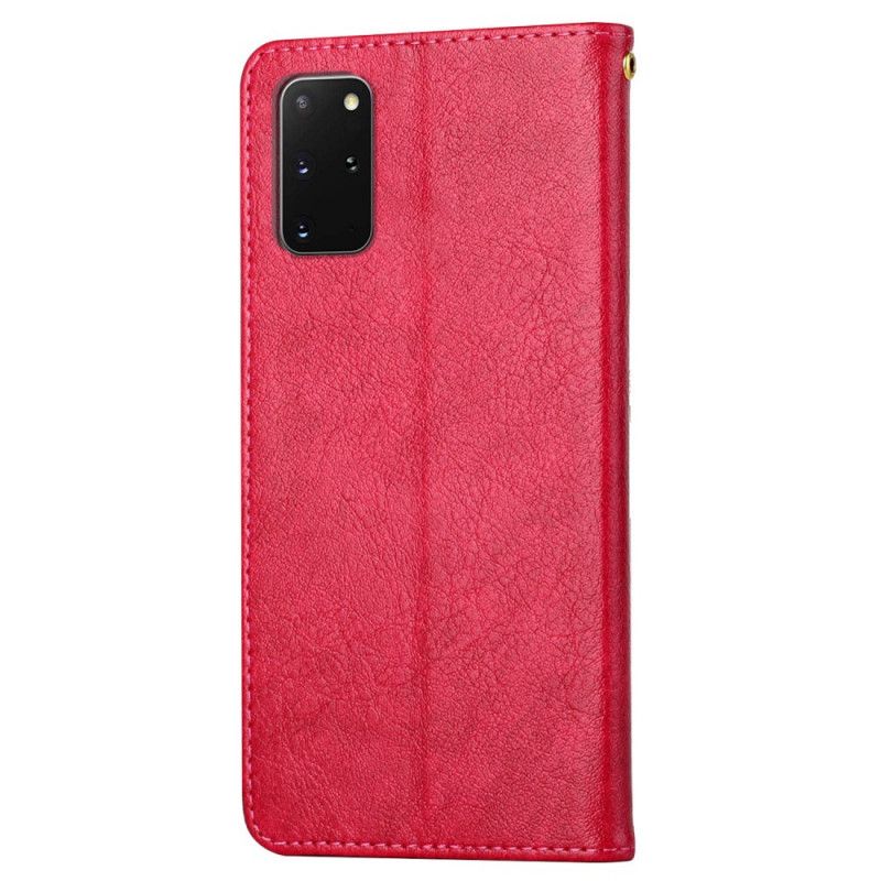 Folio Deksel Til Samsung Galaxy S20 Plus 4G / 5G Faux Leather Silhouette