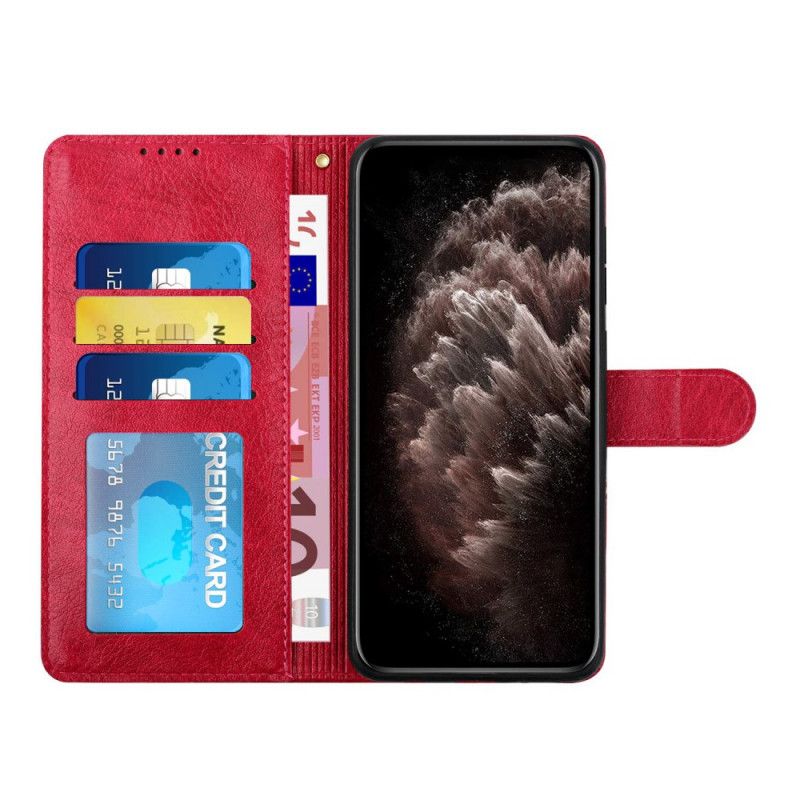 Folio Deksel Til Samsung Galaxy S20 Plus 4G / 5G Faux Leather Silhouette