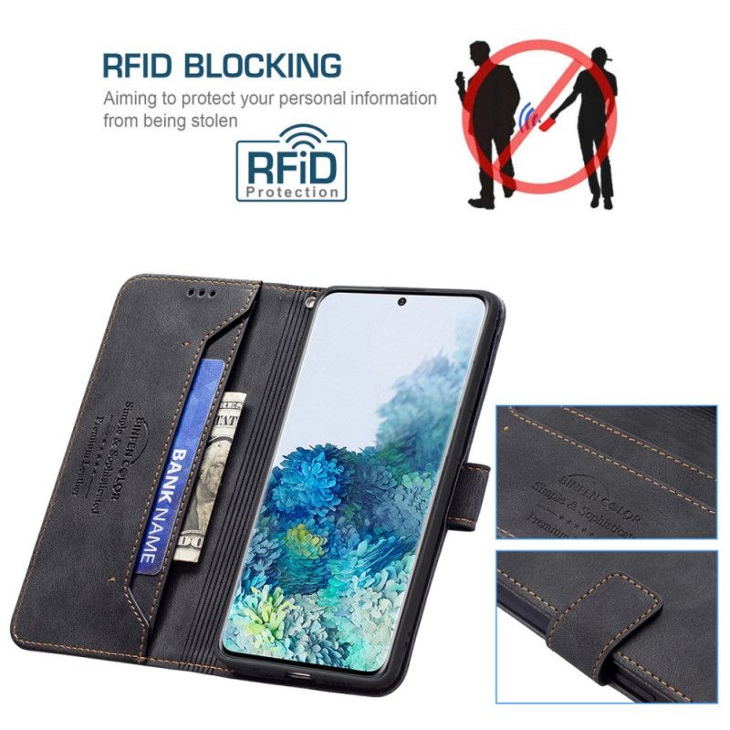 Folio Deksel Til Samsung Galaxy S20 Plus 4G / 5G Rfid Binfen Farge