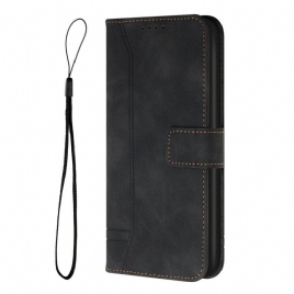 Folio Deksel Til Samsung Galaxy S20 Plus 4G / 5G Smil Med Snor