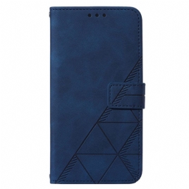 Folio Deksel Til Xiaomi 12 Lite Trekanter Med Snor