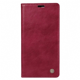 Folio Deksel iPhone 16 Vintage Yikatu