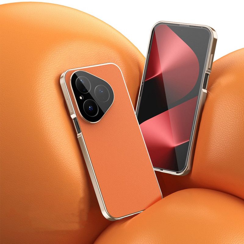 Deksel Huawei Pura 80 Mobildeksel Lærdesign Og Skjermbeskytter I Herdet Glass