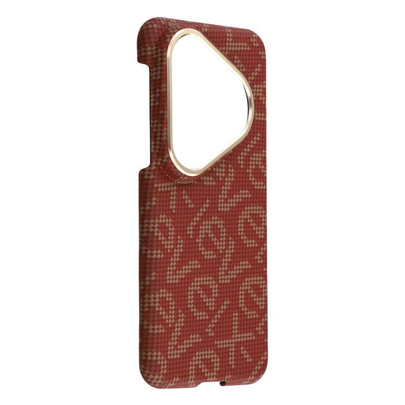 Deksel Huawei Pura 80 Mobildeksel Magsafe Med X-level Karbonfibertekstur