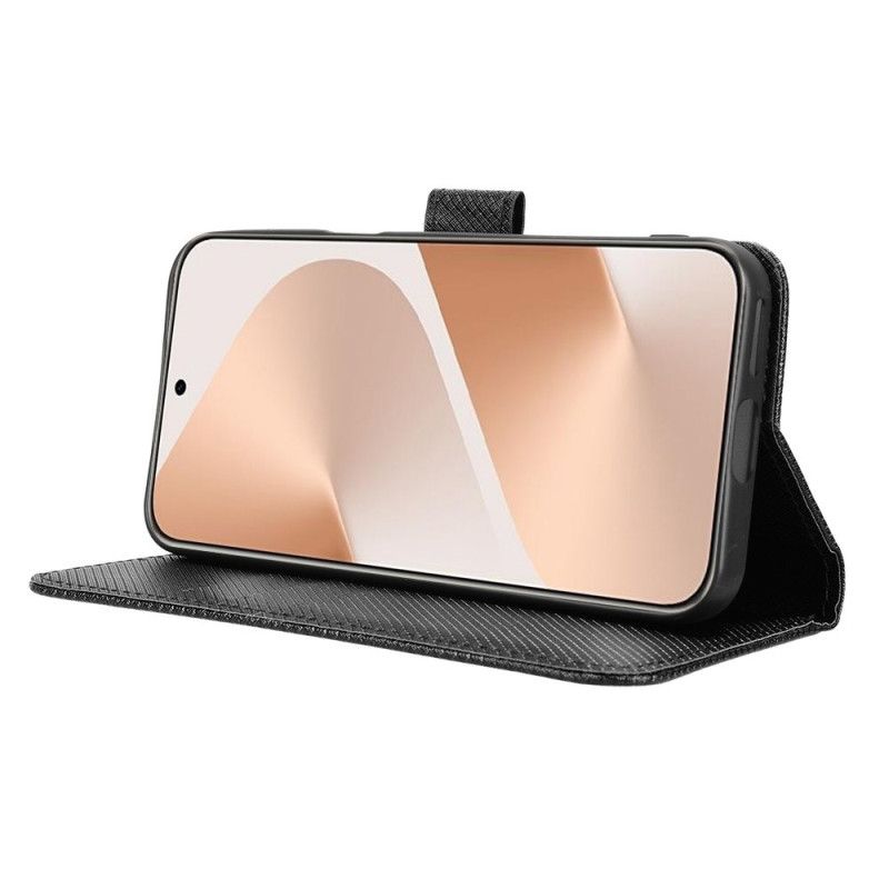 Folio Deksel Huawei Pura 80 Diamanttekstur