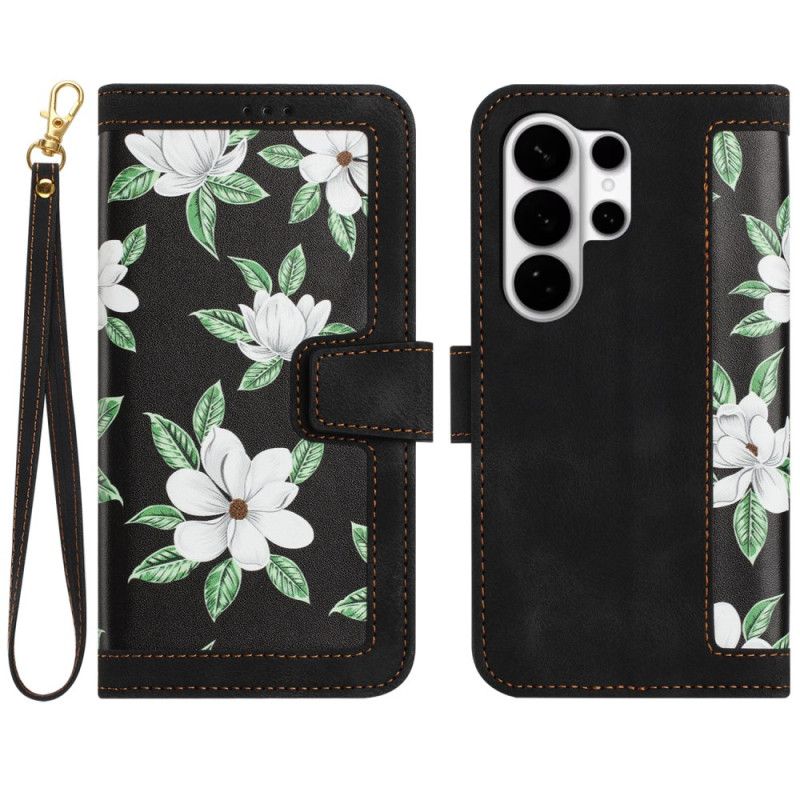 Folio Deksel Samsung Galaxy S26 Ultra Blomsterdesign
