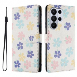 Folio Deksel Samsung Galaxy S26 Ultra Fargerike Blomster