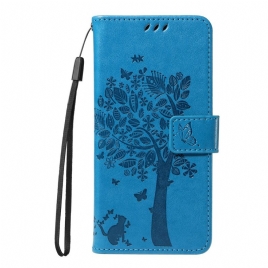 Folio Deksel Samsung Galaxy S26 Ultra Katt Og Tre