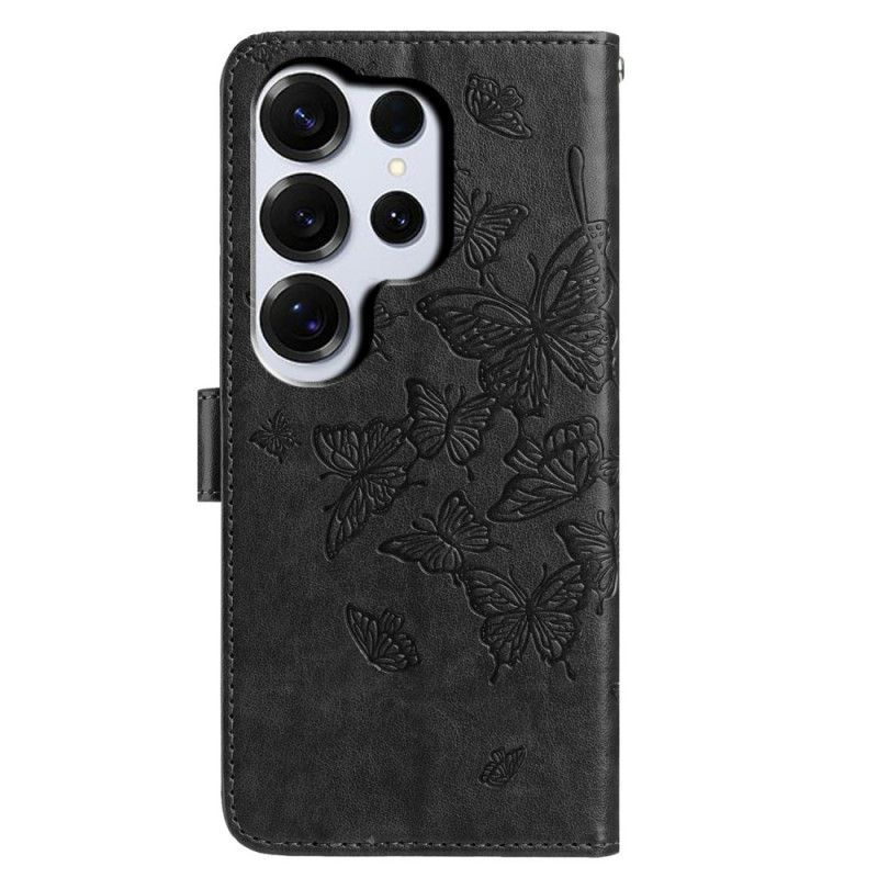 Folio Deksel Samsung Galaxy S26 Ultra Sommerfugldesign