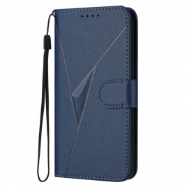 Folio Deksel Samsung Galaxy S26 Ultra Trekantmønster Beskyttelse Deksel