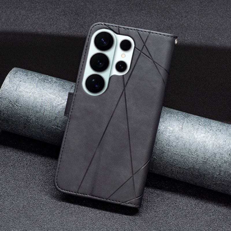 Lærdeksel Folio Deksel Samsung Galaxy S26 Ultra Binfen Geometrisk Farge