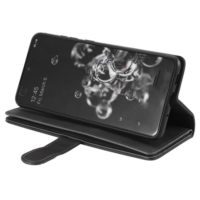 Lærdeksel Folio Deksel Samsung Galaxy S26 Ultra Mobildeksel 9 Lommebok Med Kortlomme