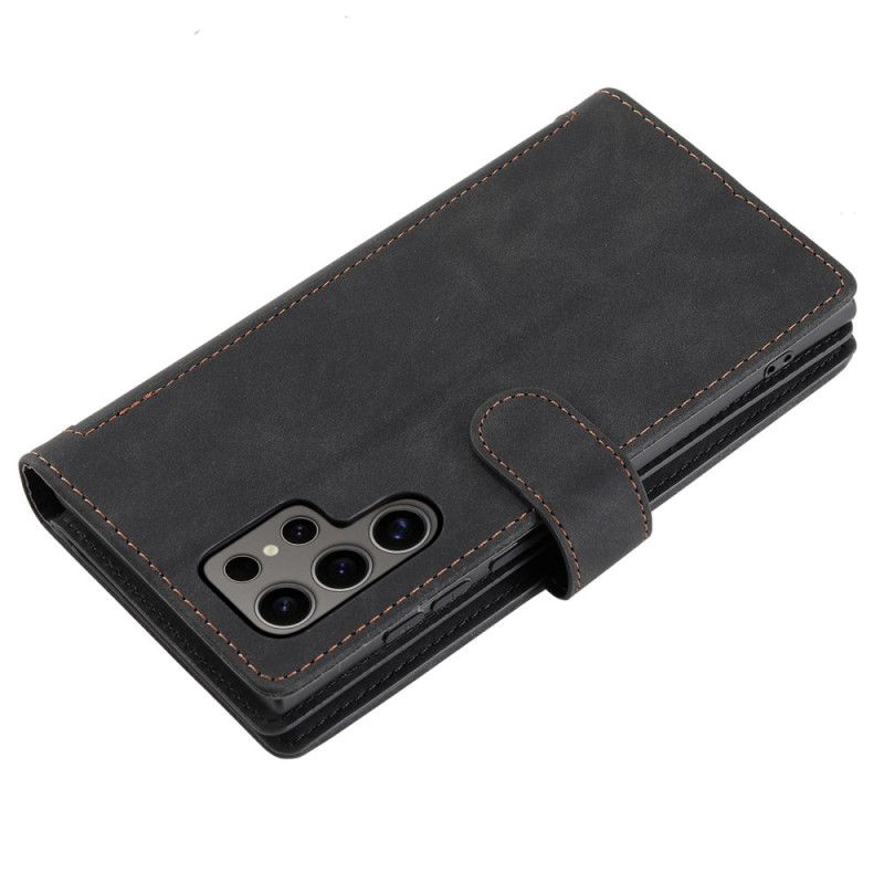 Lærdeksel Folio Deksel Samsung Galaxy S26 Ultra Mobildeksel 9 Lommebok Med Kortlomme