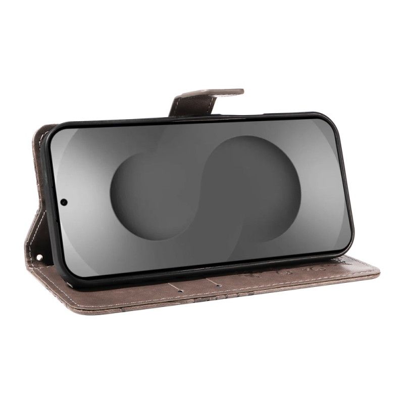 Lærdeksel Folio Deksel Samsung Galaxy S26 Ultra Mobildeksel Kjempesommerfugler