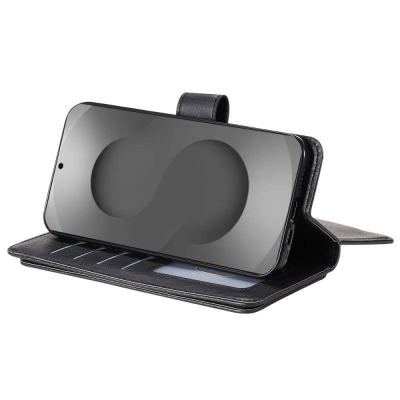 Lærdeksel Folio Deksel Samsung Galaxy S26 Ultra Mobildeksel Kortholder Med 10 Stk