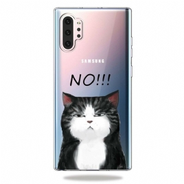 Deksel Til Samsung Galaxy Note 10 Plus Katten Som Sier Nei