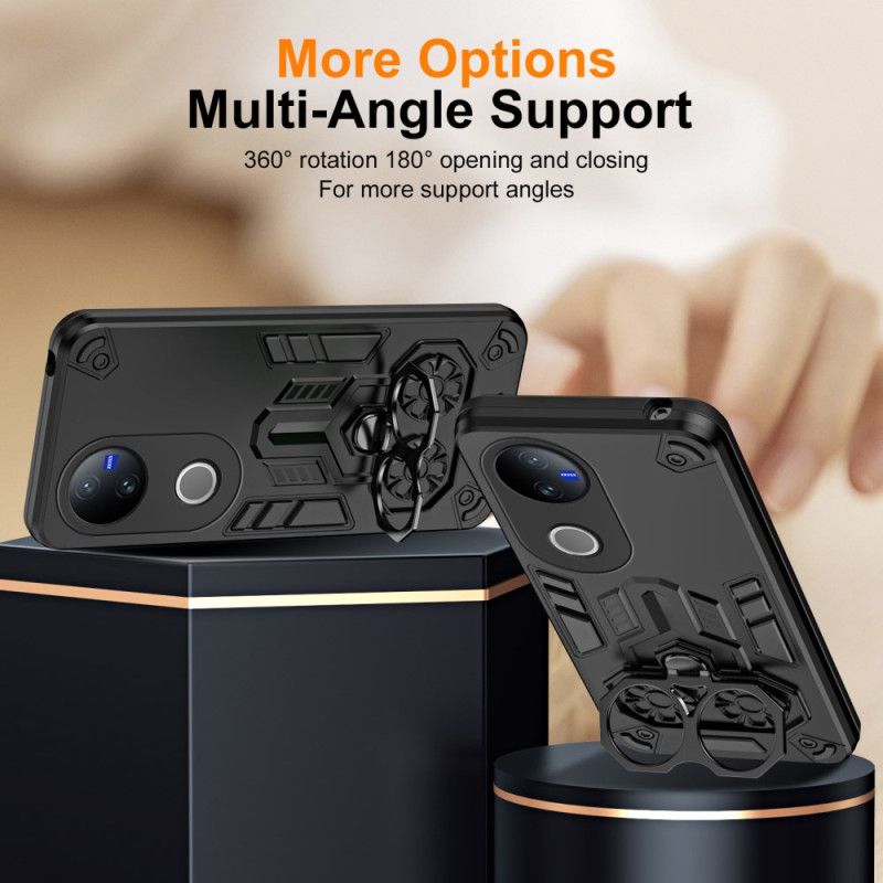 Deksel Vivo V50e 5g Mobildeksel Robust Med Stativ