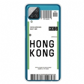 Deksel Til Samsung Galaxy A12 / M12 Boardingskort Til Hong Kong