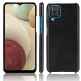 Deksel Til Samsung Galaxy A12 / M12 Lichi Skinneffekt
