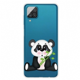 Deksel Til Samsung Galaxy A12 / M12 Transparent Trist Panda