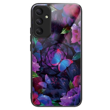 Deksel Samsung Galaxy A55 5g Fargerike Sommerfugler I Herdet Glass